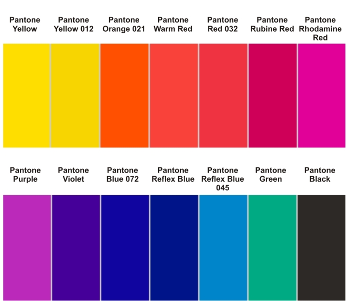 vzorn�k Pantone